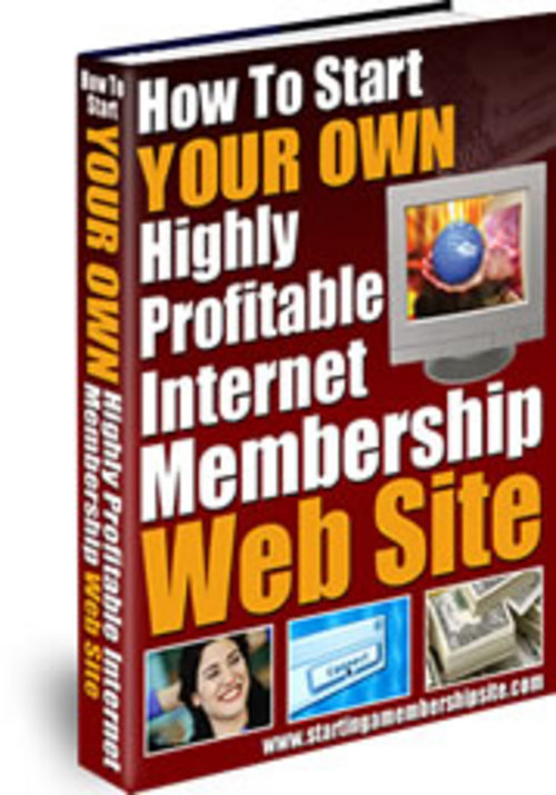 Product picture Start Your Own Membership Sites